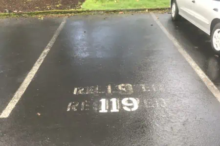 Parking space in Issaquah, WA