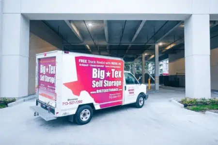 Storage space at Big Tex Storage in Houston, TX