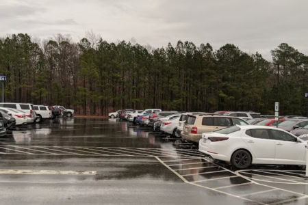 Overnight parking at ParkRDU Economy in Raleigh, NC
