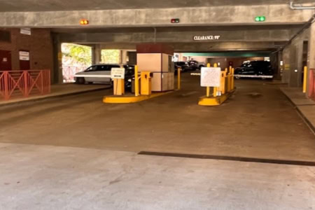 Secure parking at Wilmington Street Station Parking Garage in Raliegh NC