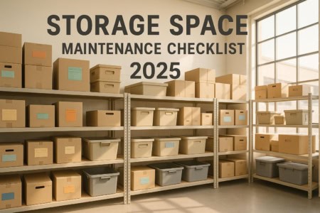 Storage Space Maintenance Checklist 2025