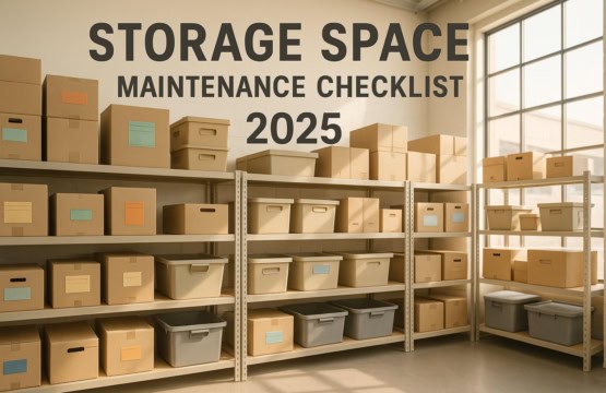Storage Space Maintenance Checklist 2025