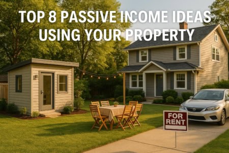 Top 8 Passive Income Ideas Using Your Property